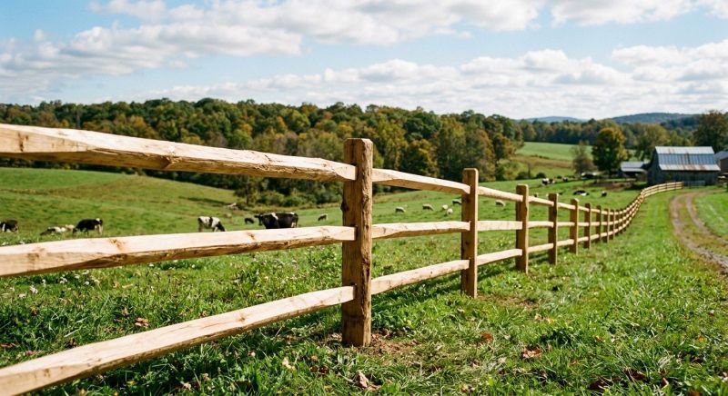 Rail Fence Replacement in Pearland, TX