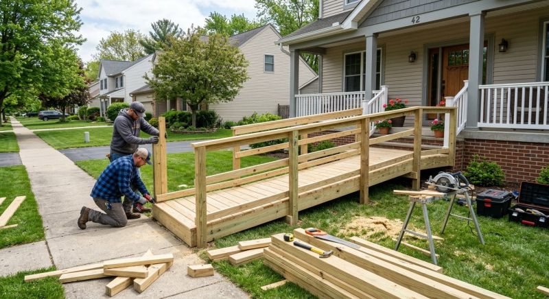Stair Ramp Construction in Wilmington, NC