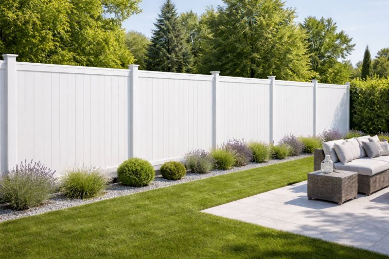 White Pvc Fence Installation in South Houston, TX