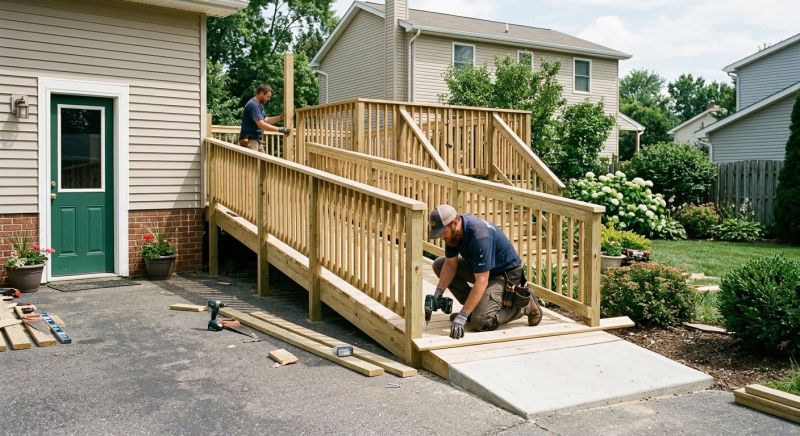 Wood Ramp Construction in Wilmington, NC