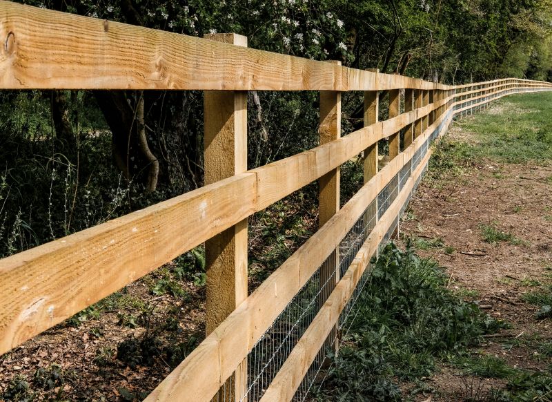 Wooden Farm Fence Installation in Roseville, CA