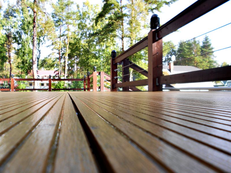 Floating Deck Installation in Worcester, MA