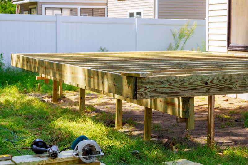 Ground Level Deck Construction in Norwalk, CT
