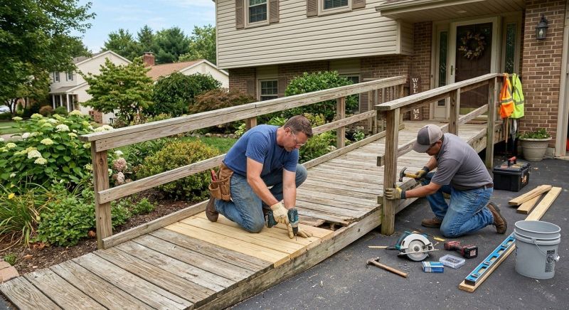 Handicap Ramp Construction in Wilmington, NC