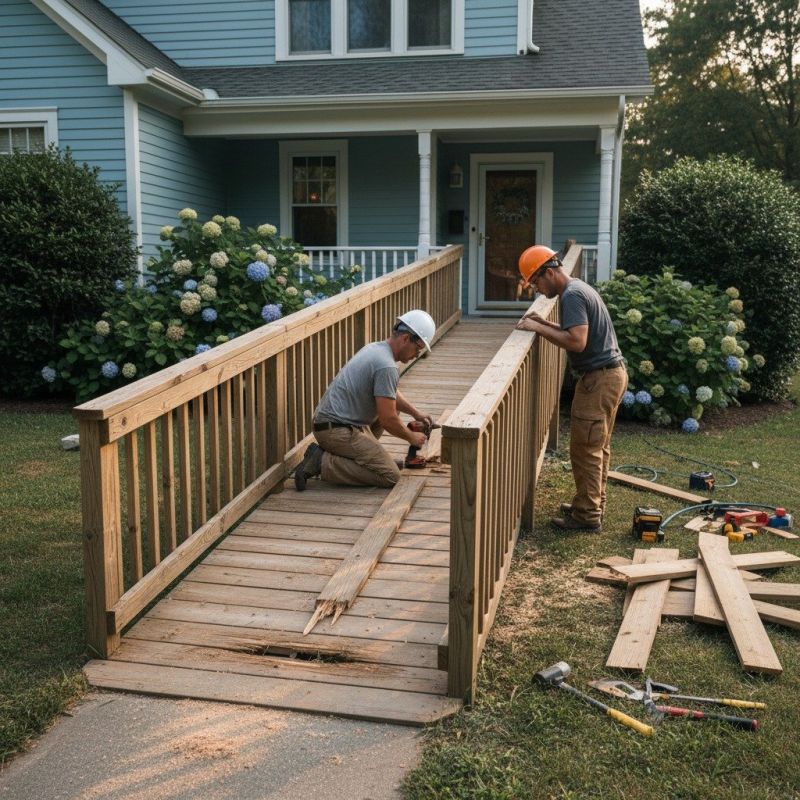 Handicap Ramp Installation in Wilmington, NC