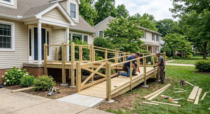 Handicap Ramp Replacement in Kansas City, KS