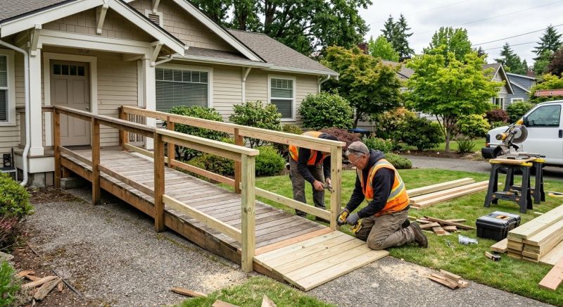 Handicap Ramp Replacement in Wilmington, NC