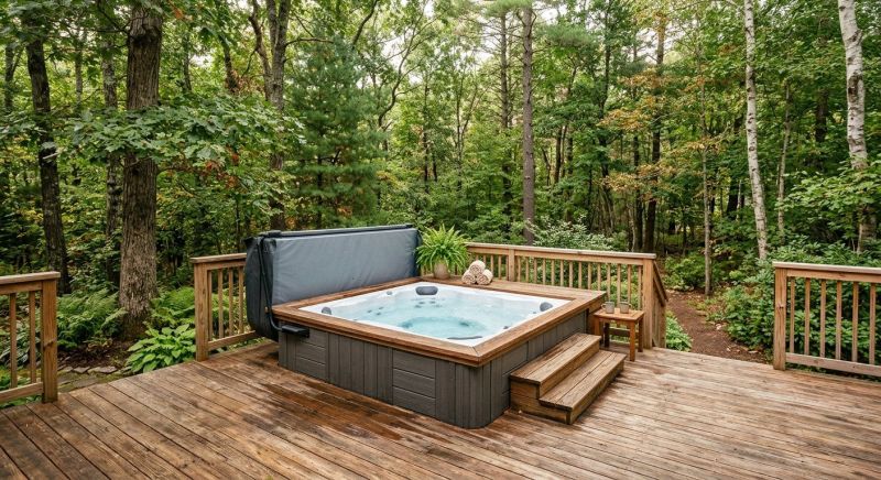 Hot Tub Deck Construction in Stamford, CT