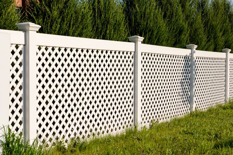Pvc Lattice Fence Installation in Pearland, TX