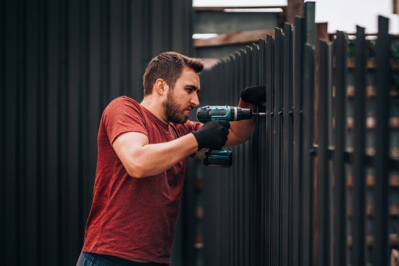 Steel Fence Construction in Alpharetta, GA