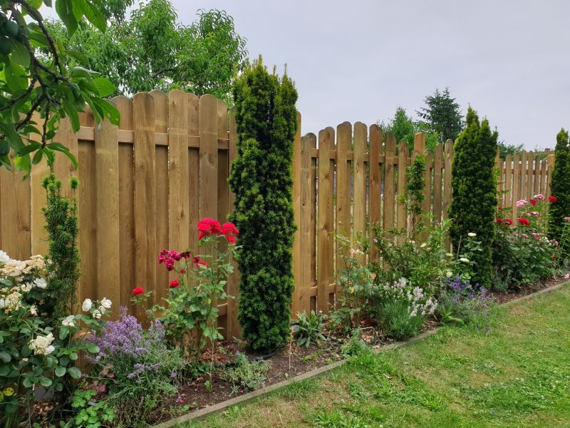 Victorian Fence in Garden