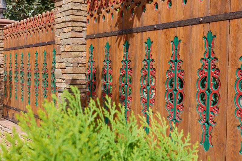 Completed Victorian Fence with Decorative Details