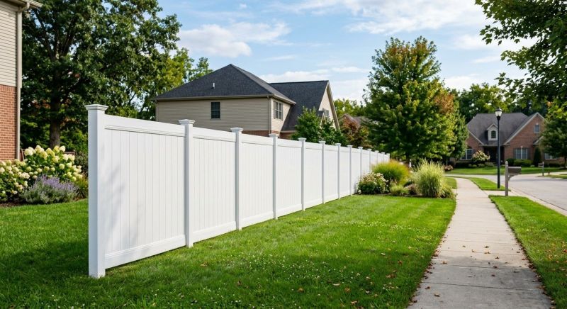 Vinyl Fence Replacement in Pearland, TX