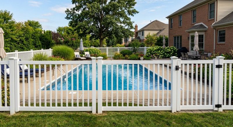 Vinyl Pool Fence Installation in St Louis, MO