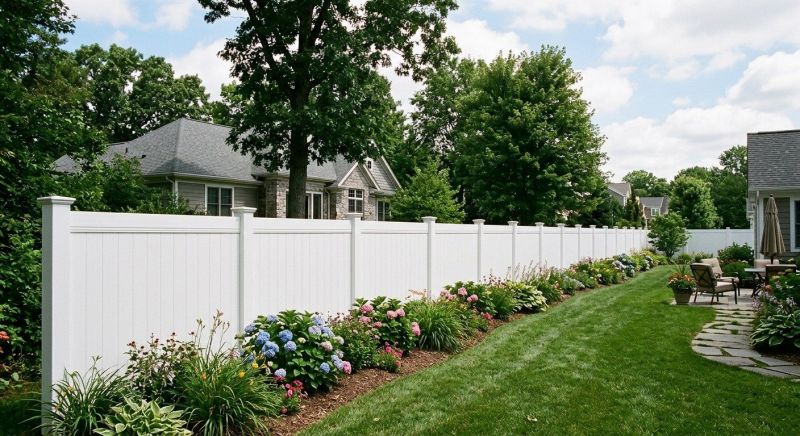 White Pvc Fence Installation in Alpharetta, GA