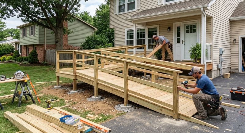 Wood Ramp Construction in Kansas City, KS