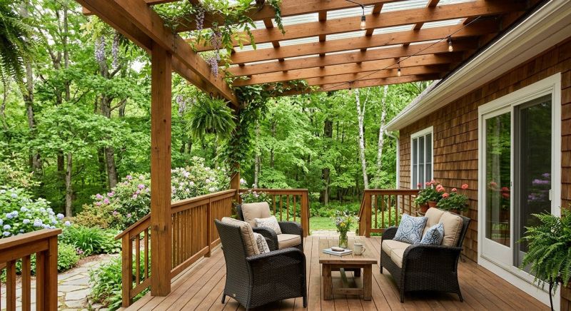 Wooden Patio Installation in Fairfield County, CT